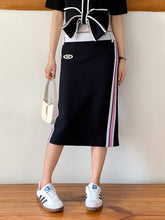 MUKZIN Knit Panel Slim Elegant Skirt Original