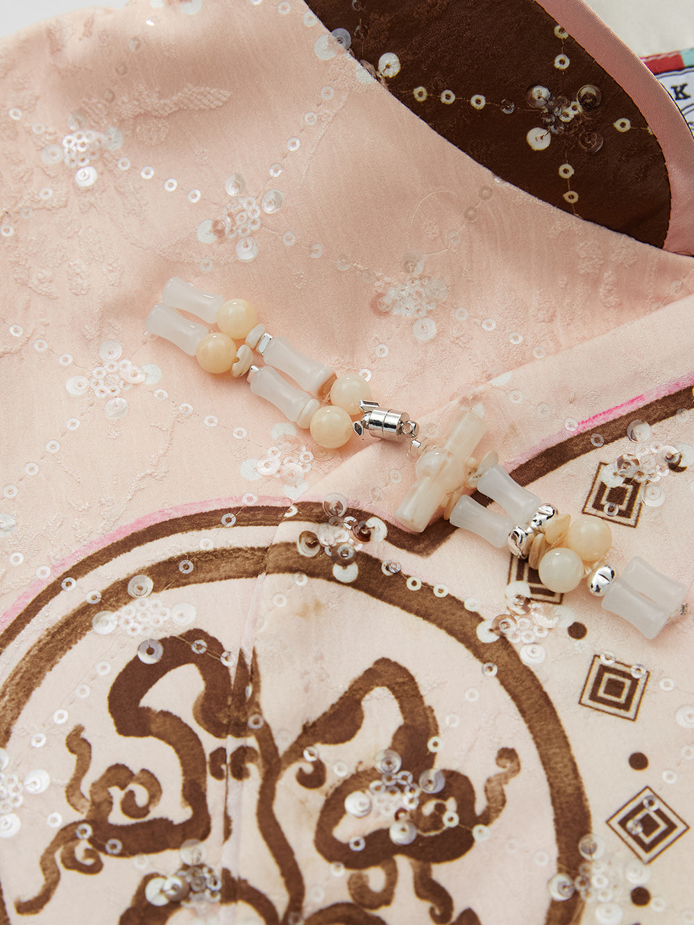 MUKZIN SpringPrelude“Mulan”Neo Chinese Style Sequin Cloak
