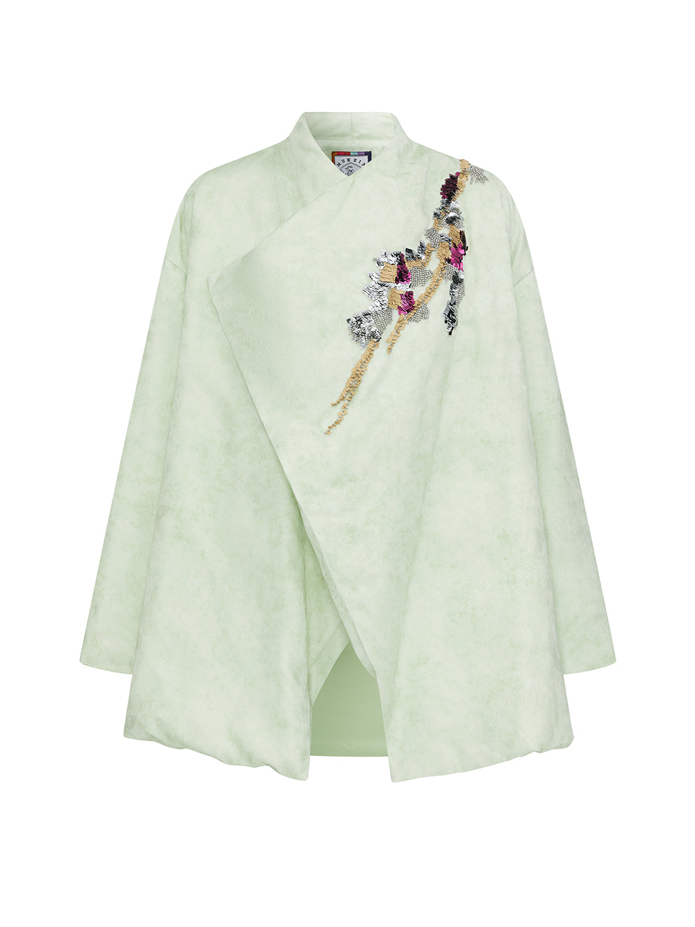 MUKZIN“The Sequence of Deer's Call”New Chinese Style Jacquard Loose Down Jacket