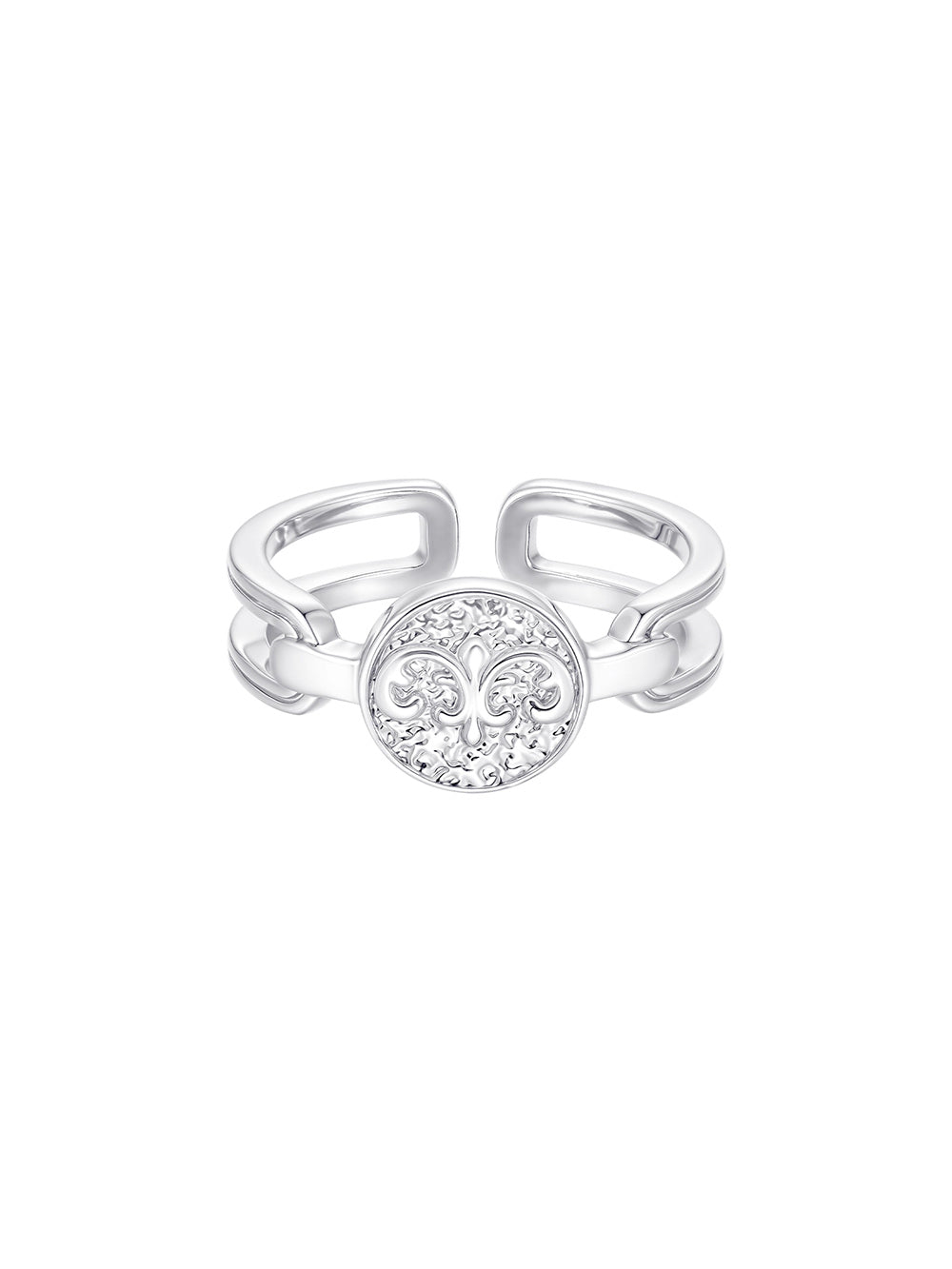 MUKTANK×SUN HUNTER Vintage Embossed Coin Ring