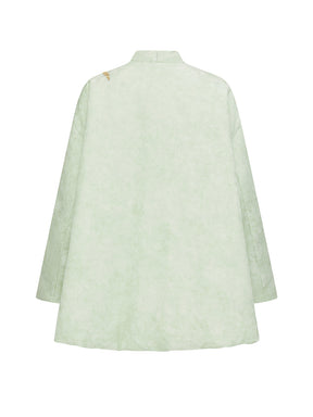 MUKZIN“The Sequence of Deer's Call”New Chinese Style Jacquard Loose Down Jacket