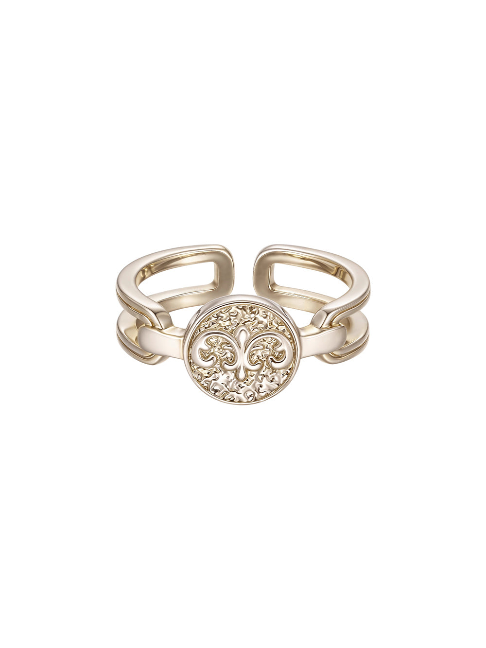 MUKTANK×SUN HUNTER Vintage Embossed Coin Ring