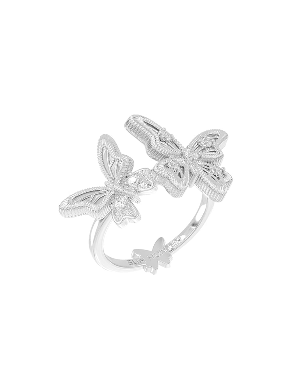 MUKTANK×SUN HUNTER “Emergence”Double-Lace Butterfly Ring