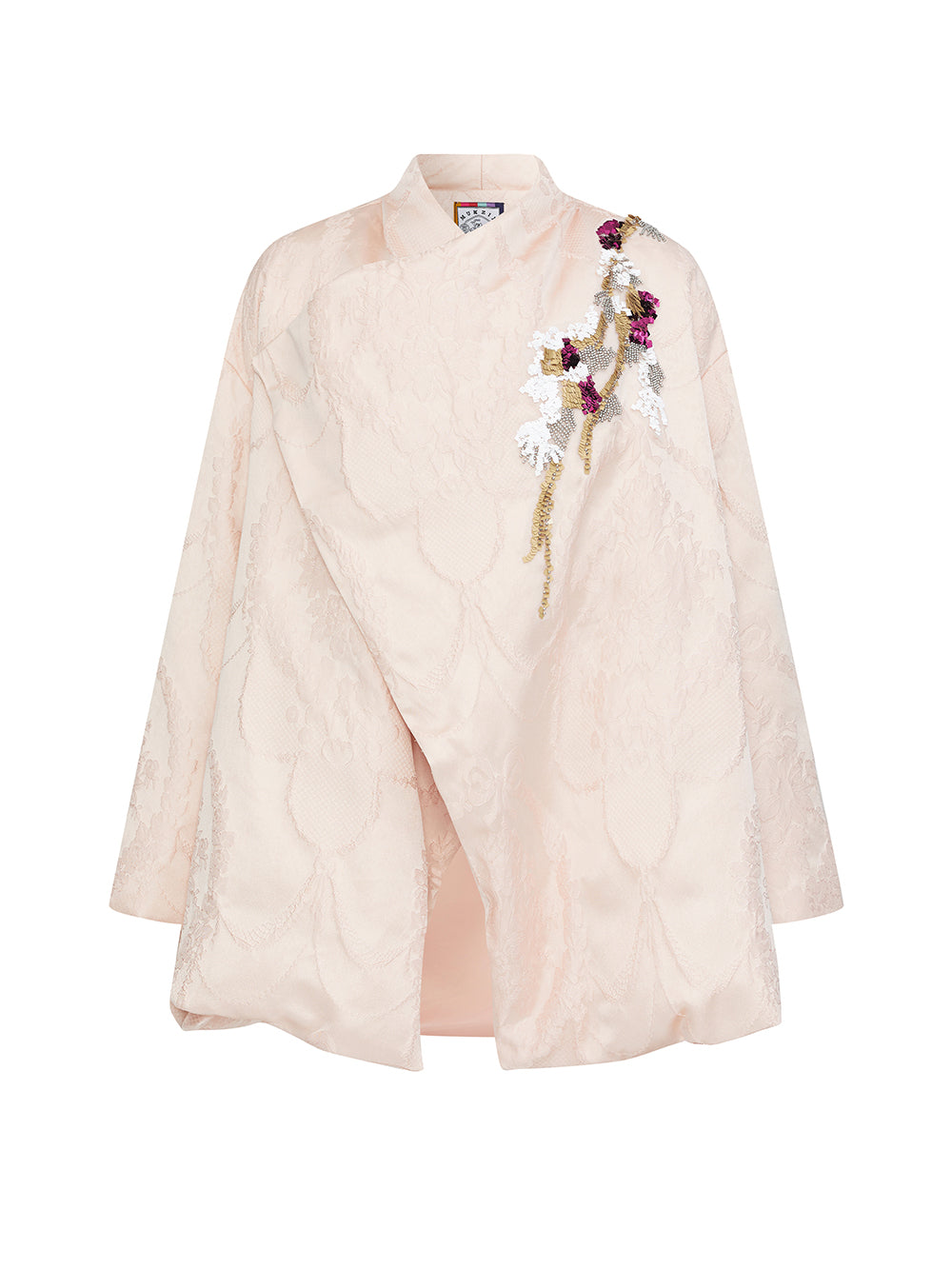 MUKZIN“The Sequence of Deer's Call”New Chinese Style Jacquard Loose Down Jacket