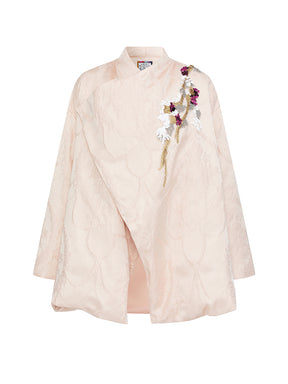 MUKZIN“The Sequence of Deer's Call”New Chinese Style Jacquard Loose Down Jacket