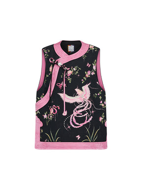 MUKZIN Linglong "Fengqi" Chinese-style Shirt Vest