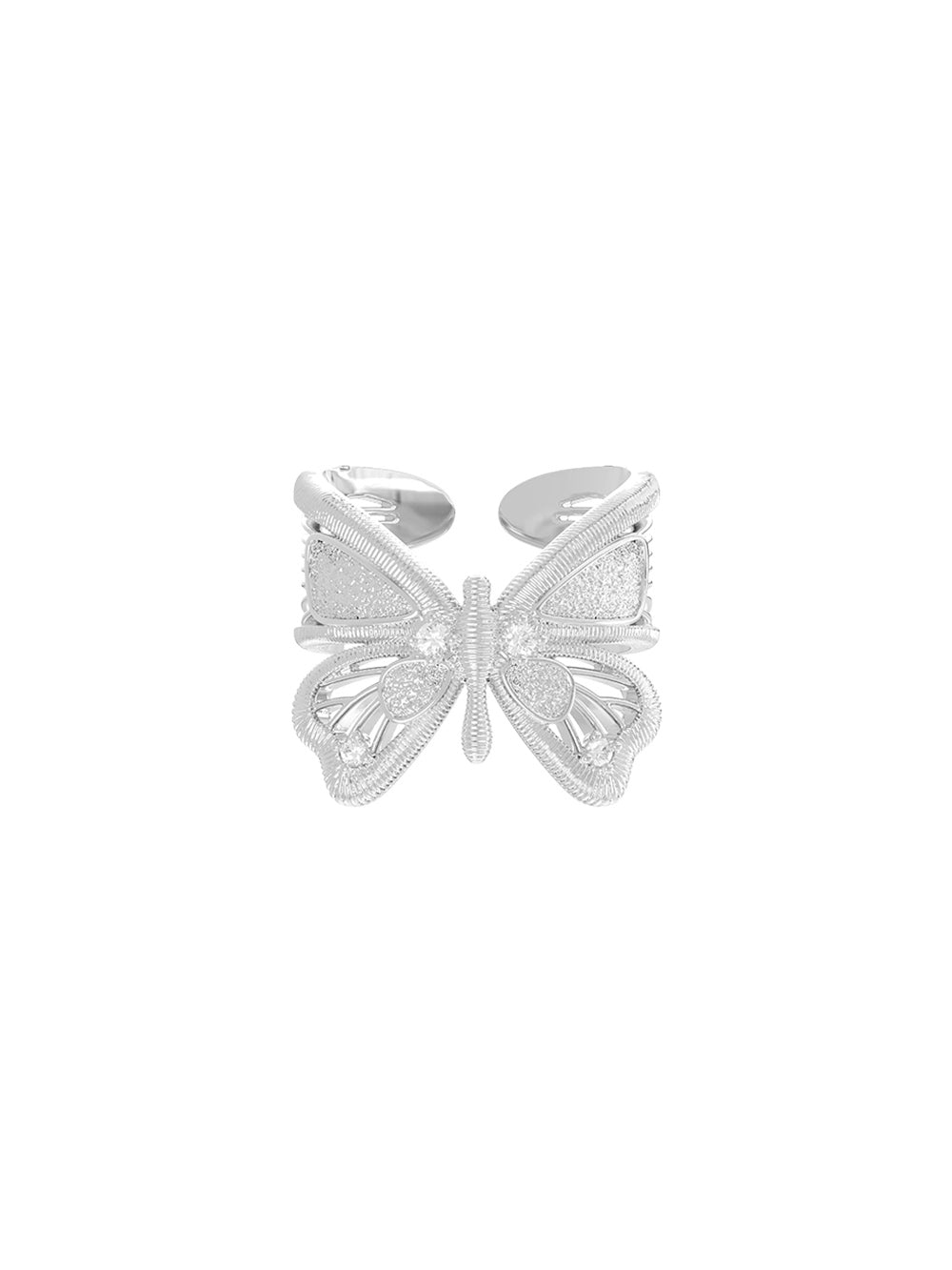 MUKTANK×SUN HUNTER “Emergence”Lace Butterfly Wing Ring
