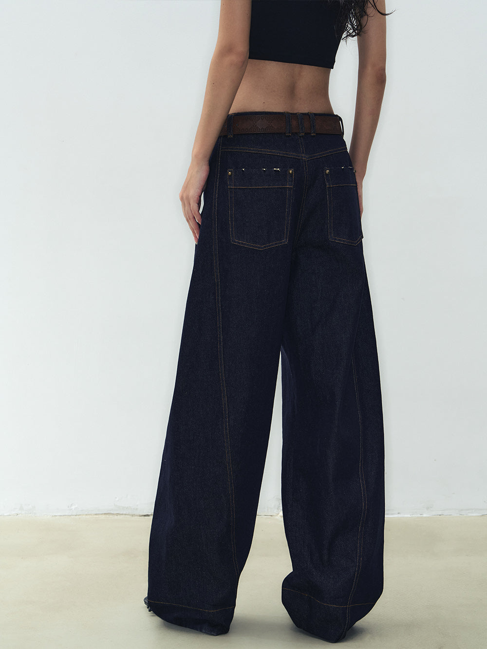 MUKTANK X WESAME Spliced Sickle Pants