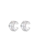 MUKTANK×SUN HUNTER Mother-of-Pearl Iris Four-Ring Ear Cuff
