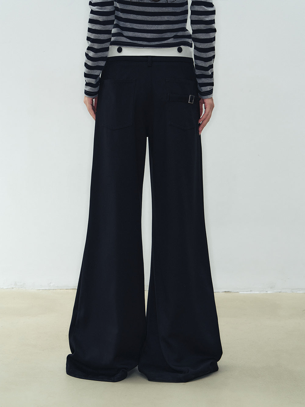 MUKTANK X WESAME Flared Wide-leg Trousers