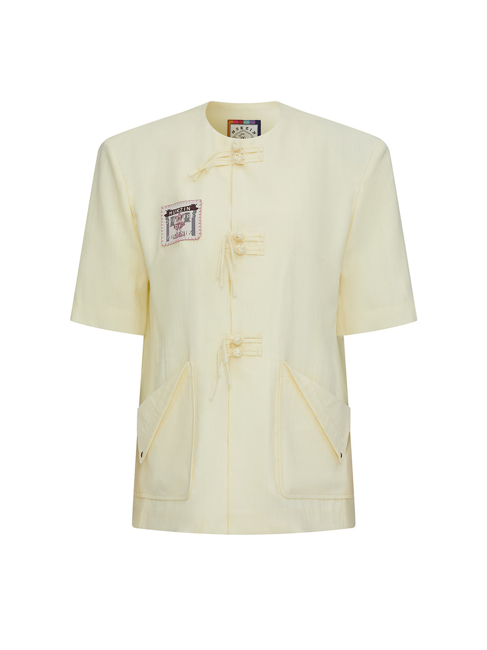 MUKZIN “Ode to the New Summer”Light Yellow Chinese-style Suit Jacket