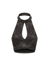 MUKTANK×ARDENCODE Knit Washed-out Halter Spaghetti Strap