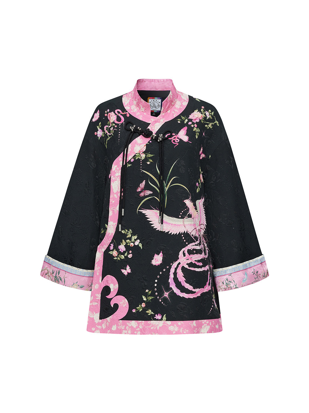 MUKZIN  Linglong "Fengqi" Chinese-style Contrast Cotton Jacket