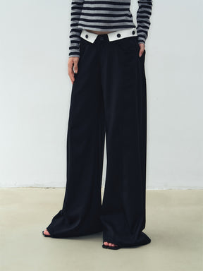 MUKTANK X WESAME Flared Wide-leg Trousers