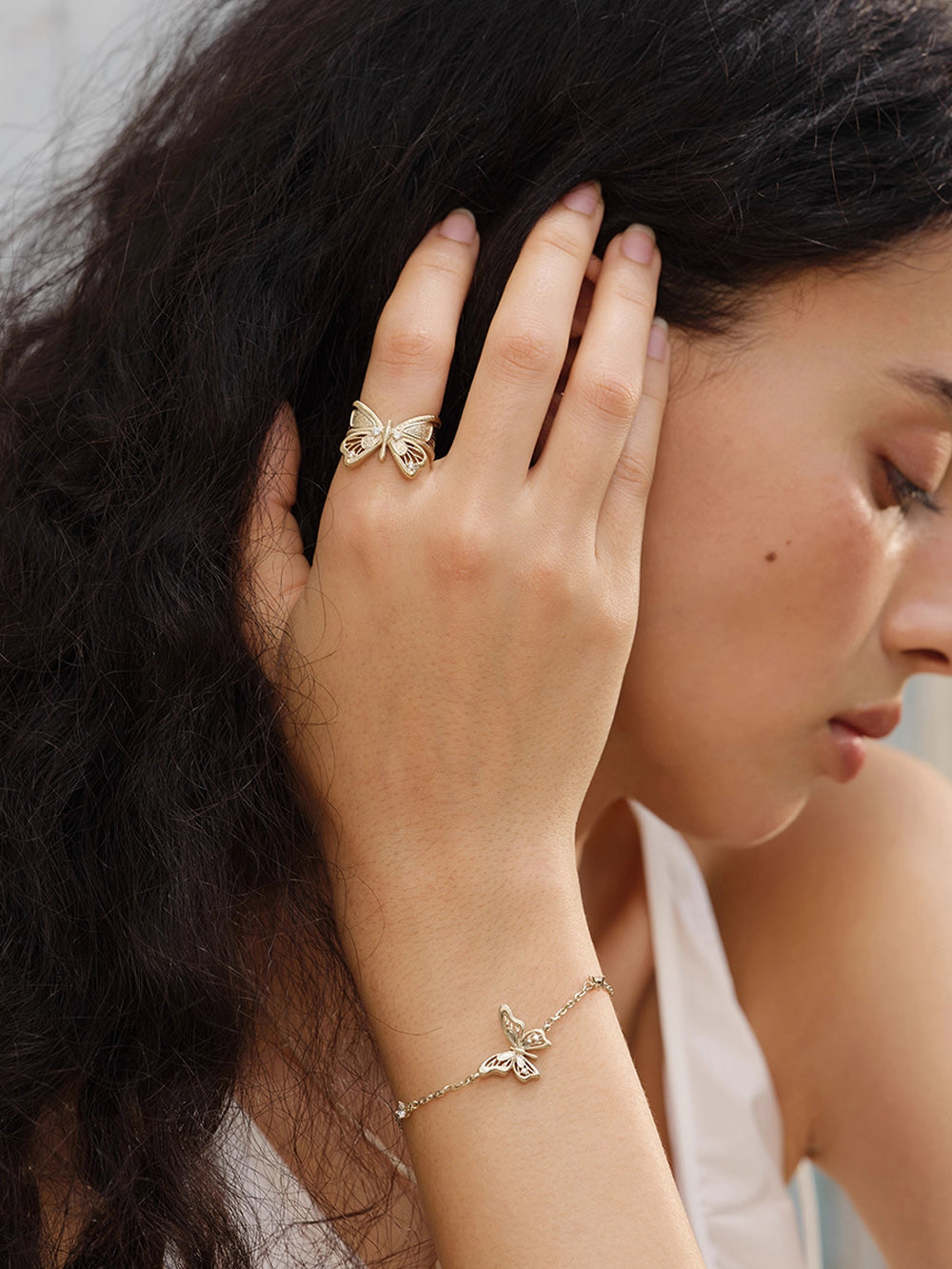 MUKTANK×SUN HUNTER “Emergence”Single Butterfly Bracelet