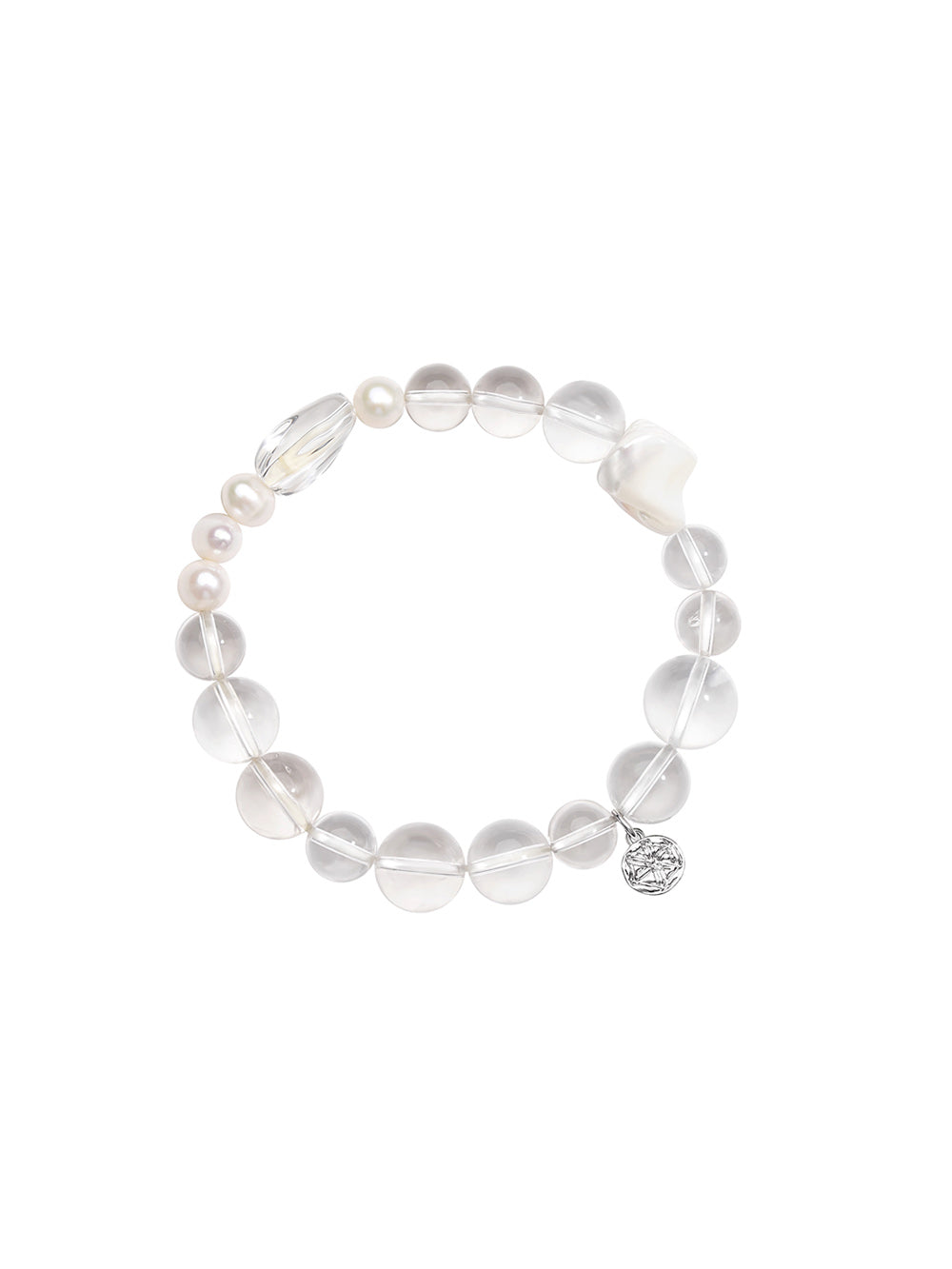 MUKTANK×SUN HUNTER“Fleeting Light”White Conch Crystal Bracelet