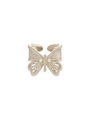 MUKTANK×SUN HUNTER “Emergence”Lace Butterfly Wing Ring