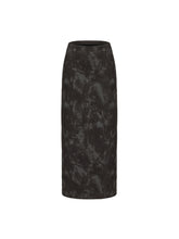 MUKTANK×ARDENCODE Washed-out Knit Midi Skirt