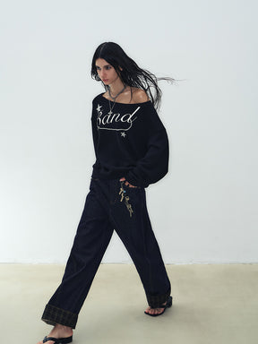 MUKTANK X WESAME Spliced Sickle Pants