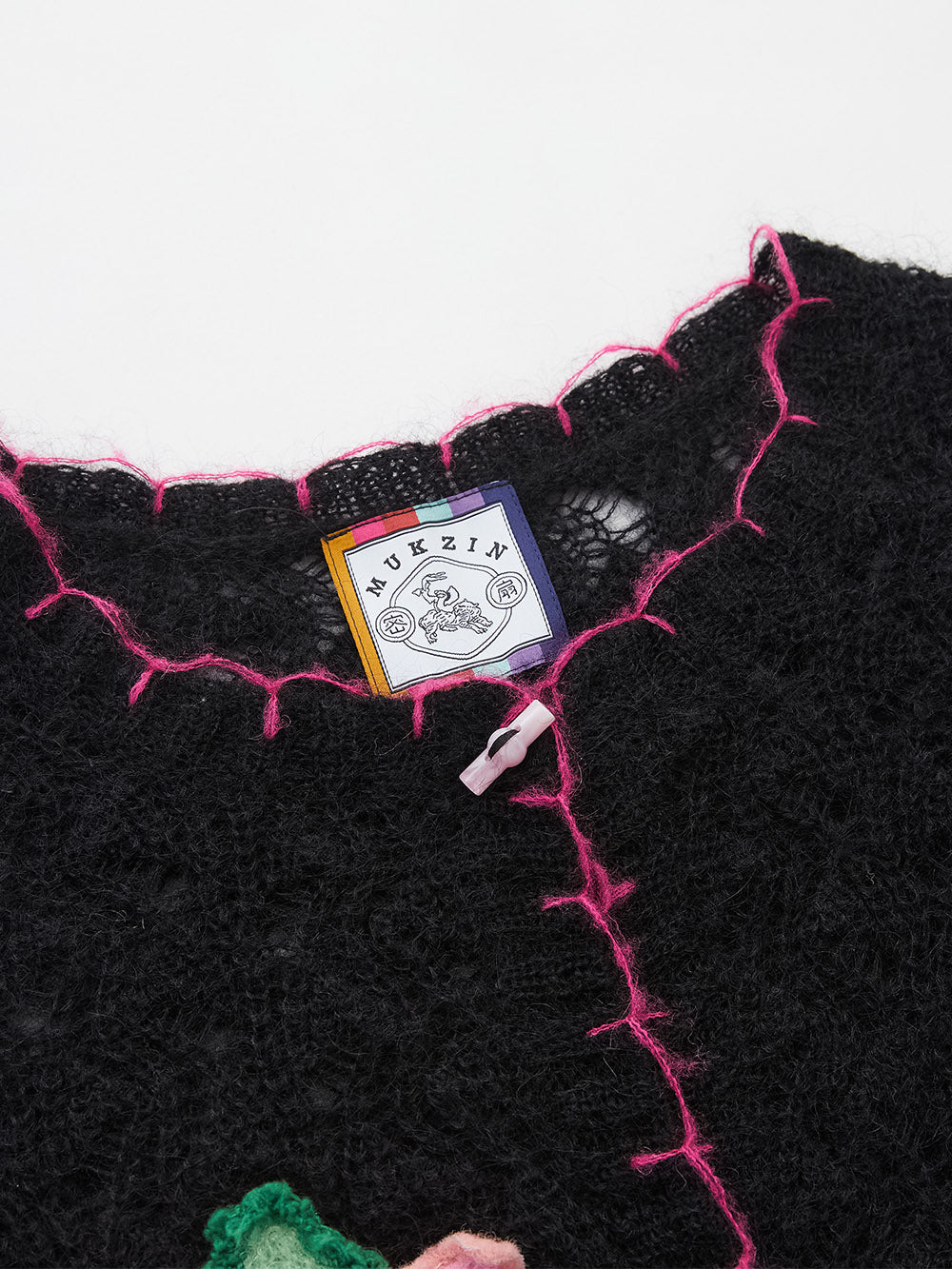 MUKZIN SpringPrelude “Chunjiao” Vintage Hollow-out Knitted Cardigan