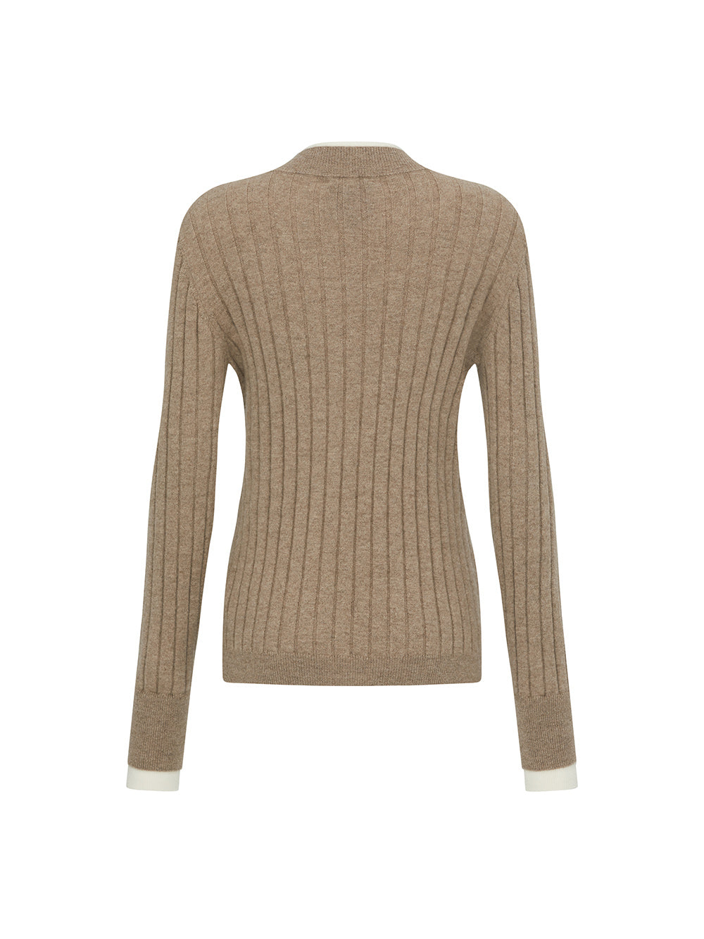 MUKZIN Linglong“bamboo joint”Slim-fit Cashmere Blended Sweater.