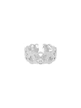 MUKTANK×SUN HUNTER “Emergence”Narrow Band Full-Circle Lace Butterfly Ring