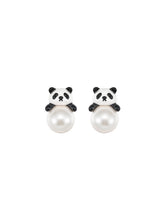 MUKTANK¡ÁSUN HUNTER Panda Faux Pearl Earrings