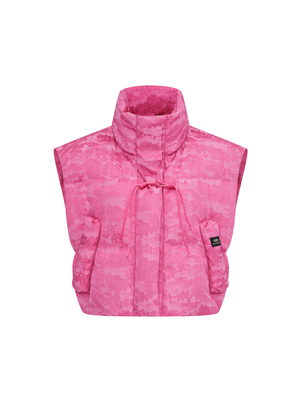 MUKZIN Linglong "Orchid Pavilion" Short-style Design Down Vest