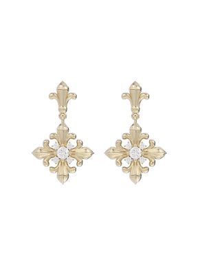 MUKTANK×SUN HUNTER Iris Petal Earrings