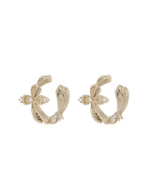 MUKTANK×SUN HUNTER Lace cross ear cartilage clips