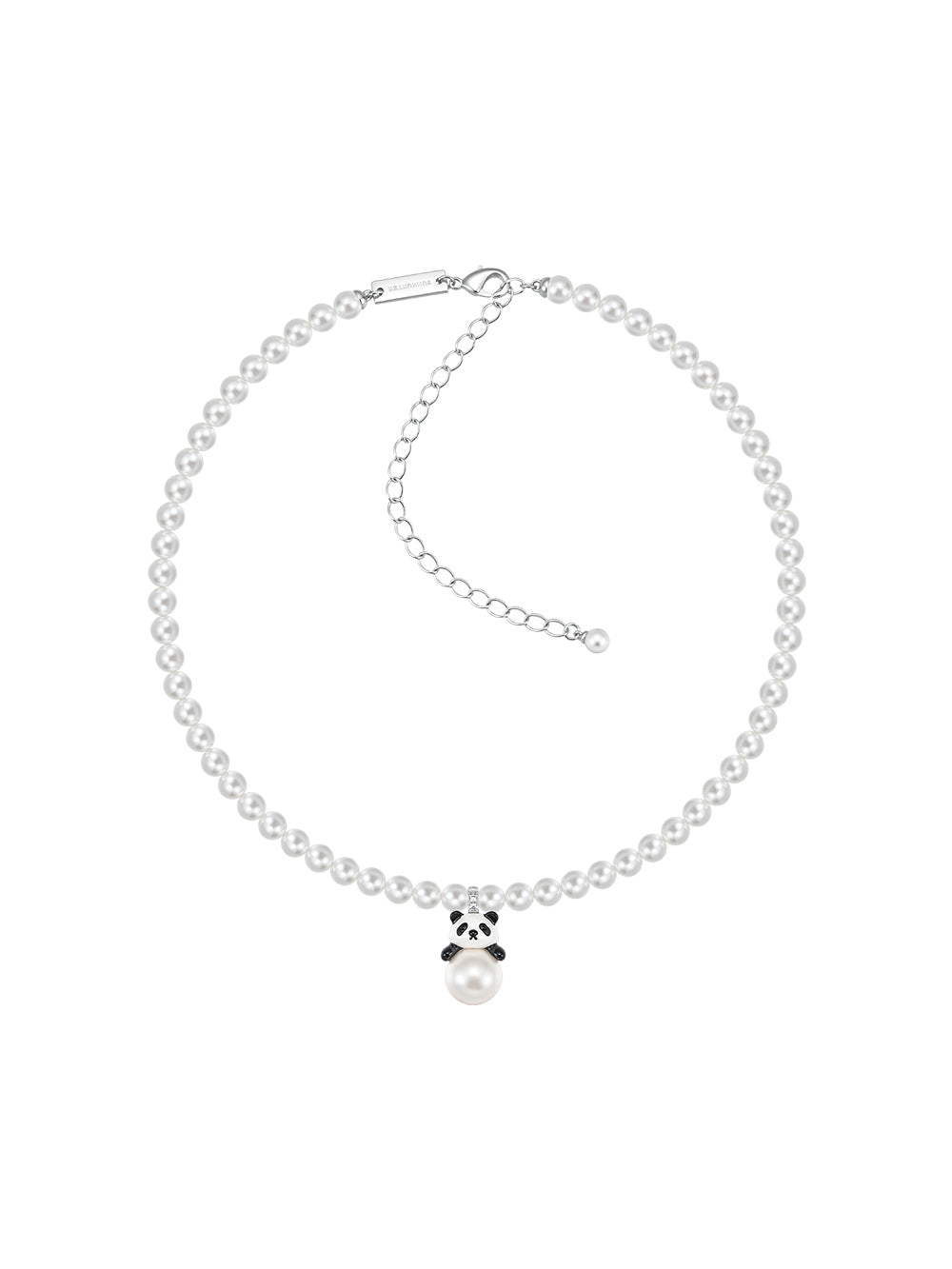 MUKTANK×SUN HUNTER Panda Full-Strand Large Faux Pearl Necklace