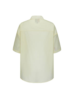 Mukzin "Ode To The New Summer"New Chinese-Style Shirt With Frog Buttons At The Collar And Printed Patterns