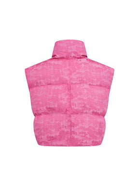 MUKZIN Linglong "Orchid Pavilion" Short-style Design Down Vest