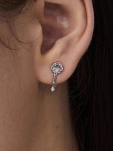 MUKTANK×SUN Lace key stud earrings