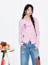 MUKZIN“Capsule Collection”Elegant Color - Blocked Fruit Embroidery Fake Two - Piece Sweatshirt (Copy)