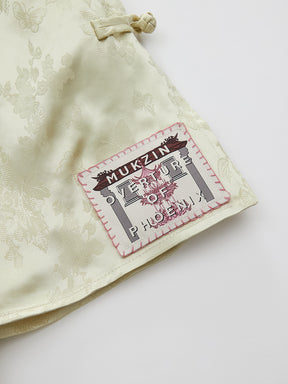 Mukzin "Ode To The New Summer"New Chinese-Style Embroidered Shirt With Frog Buttons On The Placket