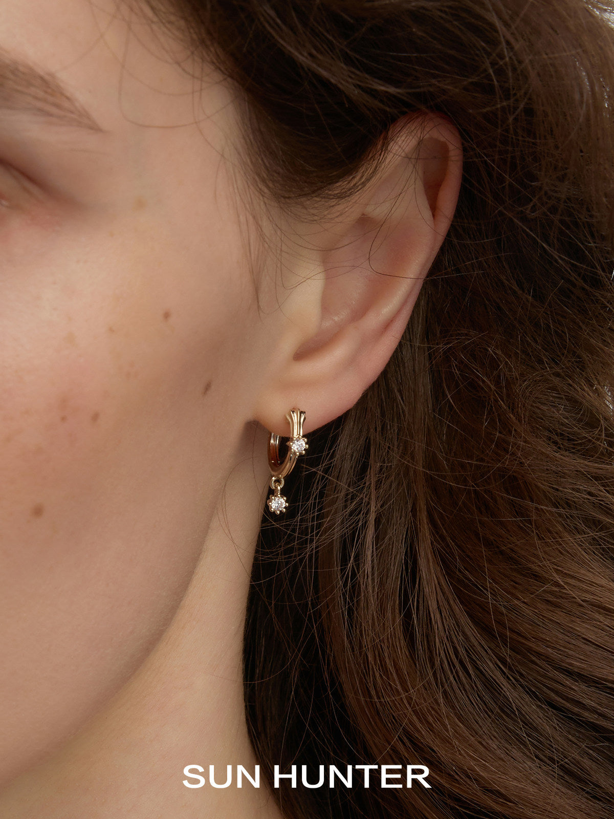 MUKTANK×SUN HUNTER Three-pair earrings for the garden