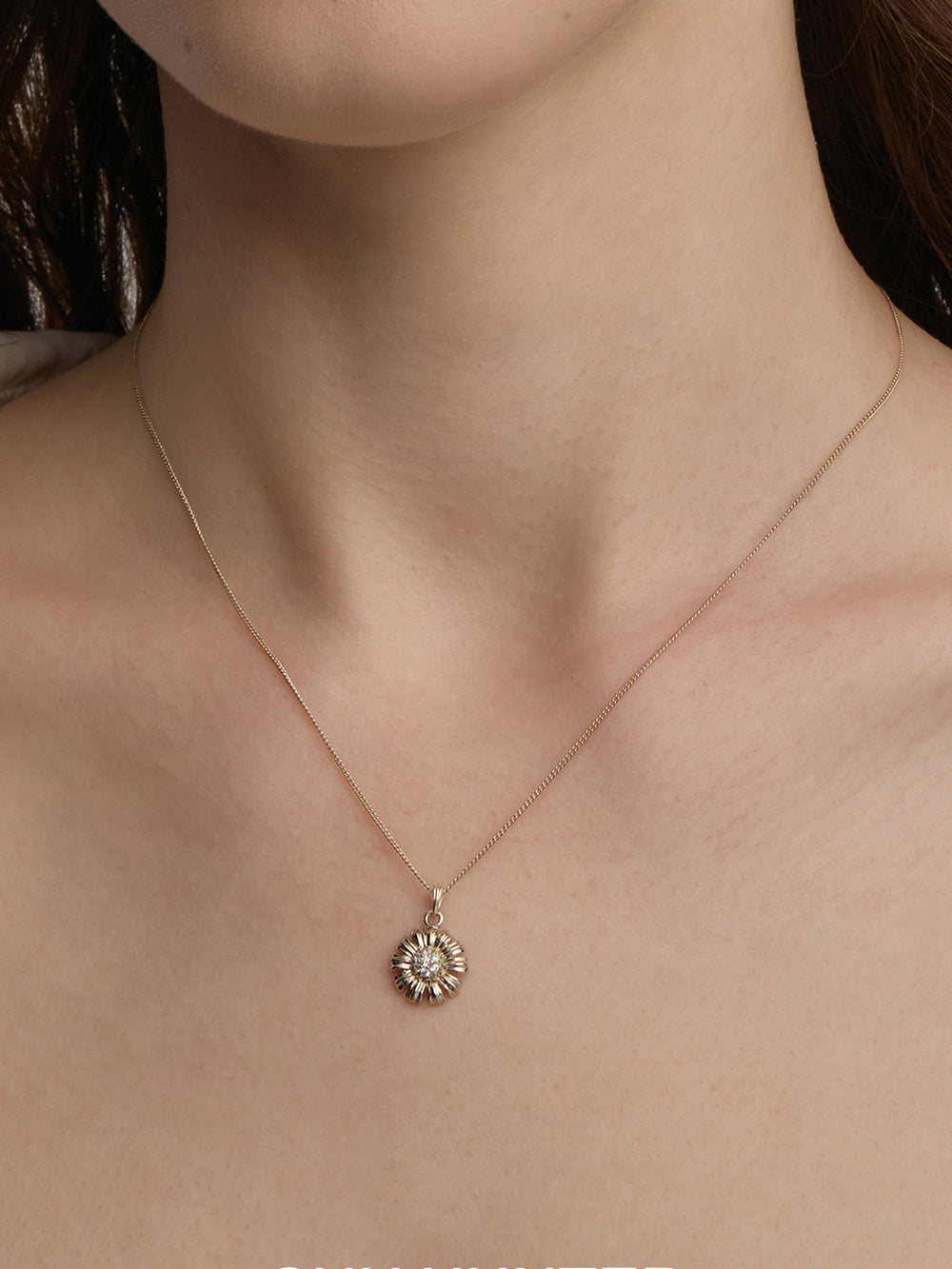 MUKTANK×SUN HUNTER Garden Mini Daisy Chain Necklace