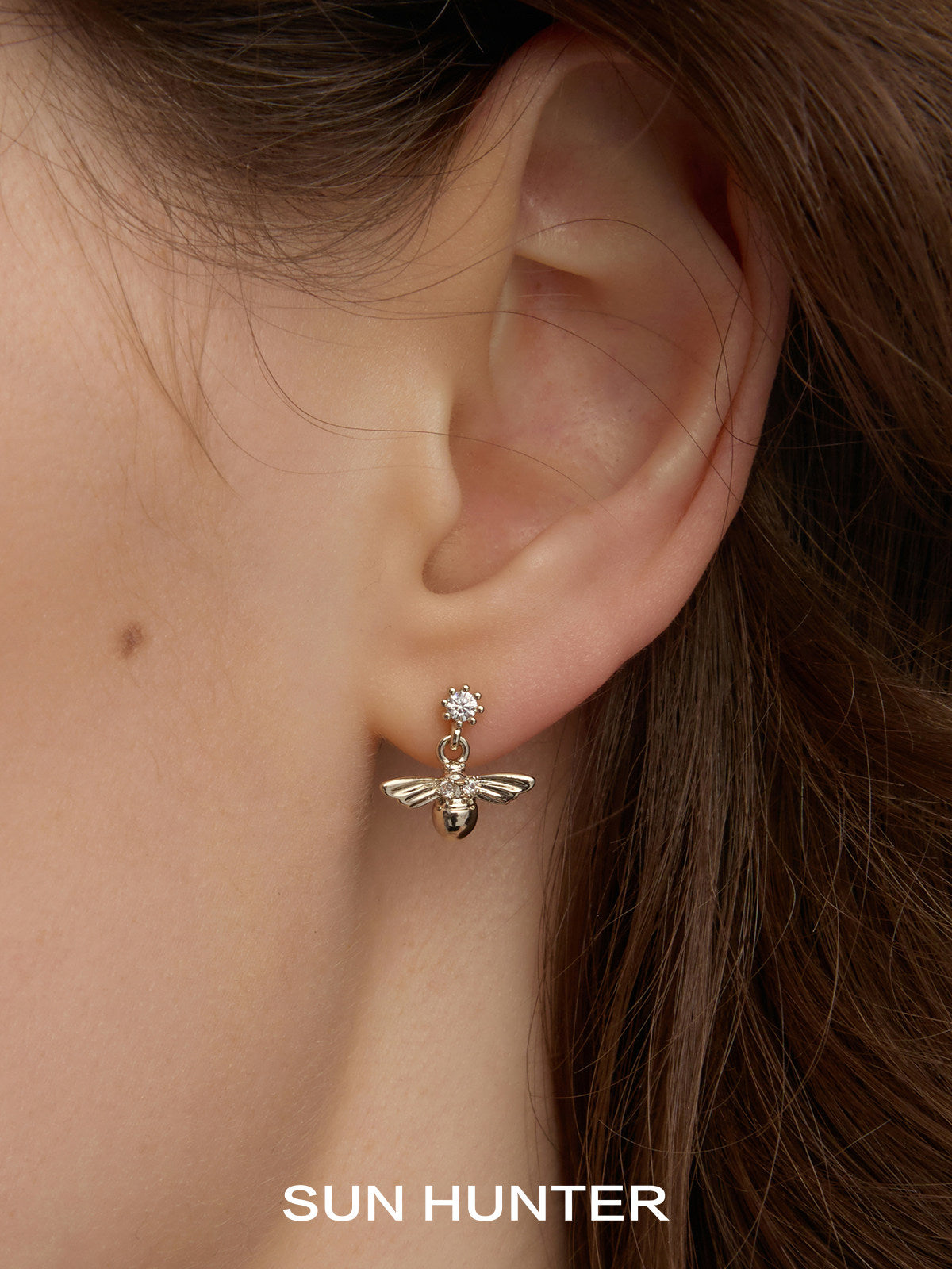 MUKTANK×SUN HUNTER Three-pair earrings for the garden