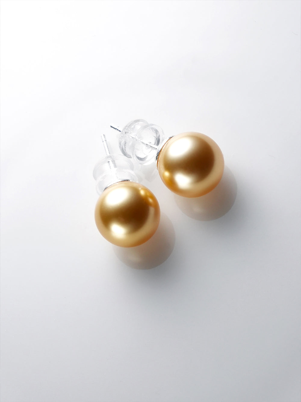 MUKTANK Simple and Versatile Pink and White Earrings