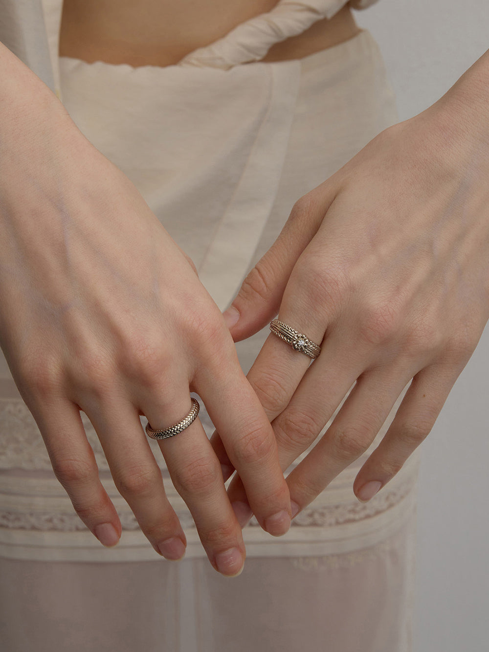 MUKTANK×SUN HUNTER Garden Woven Ring