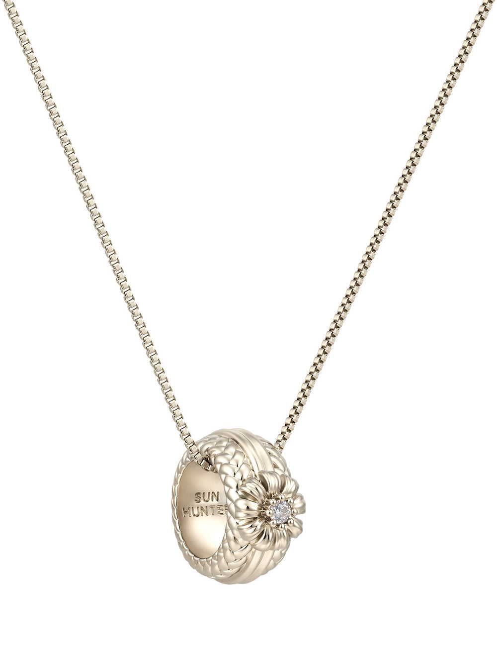 MUKTANK×SUN HUNTER Garden Daisy Woven Bead Necklace
