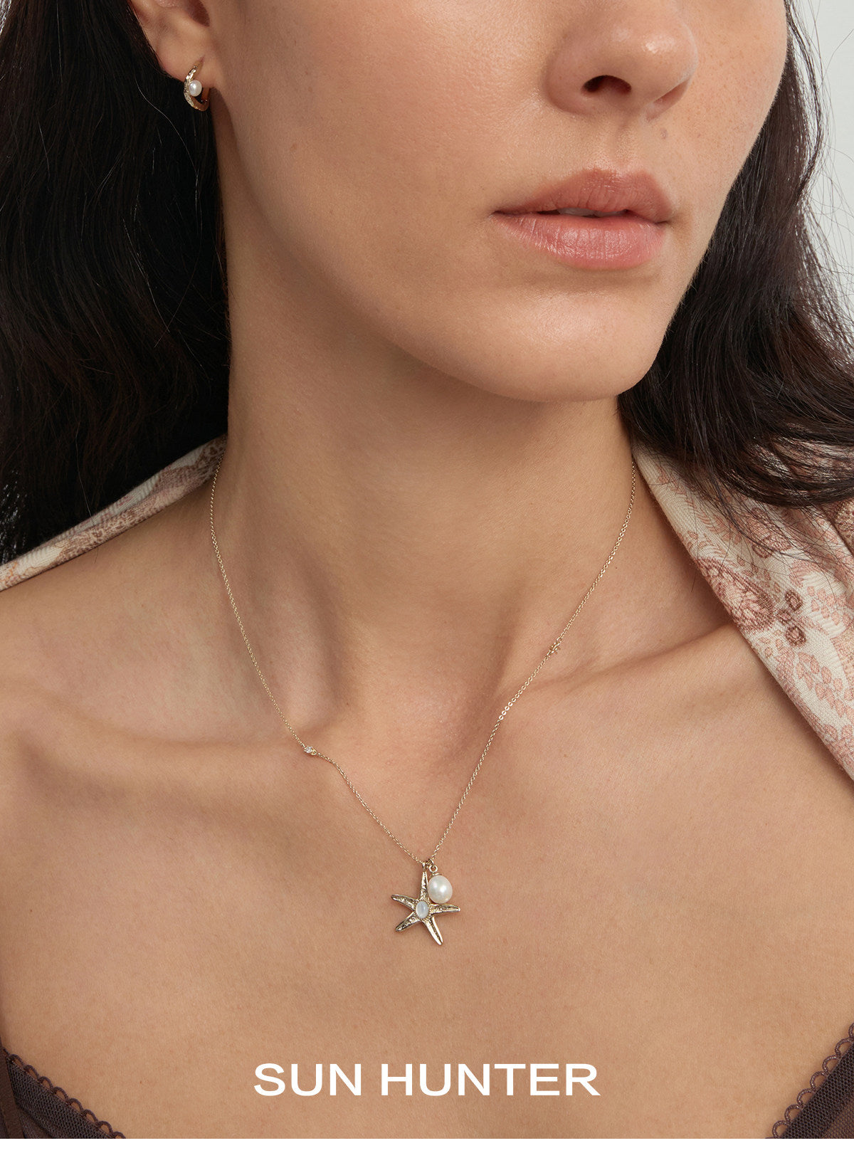 MUKTANK×SUN HUNTEROcean Starfish Plain Chain