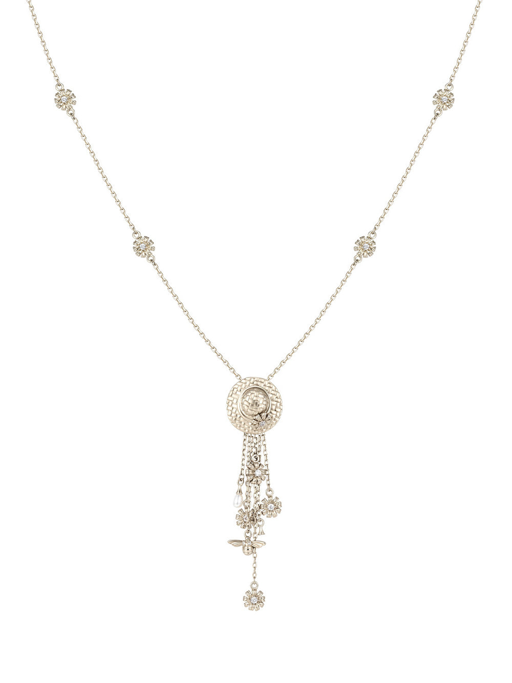 MUKTANK×SUN HUNTER Garden Woven Hat Tassel Necklace