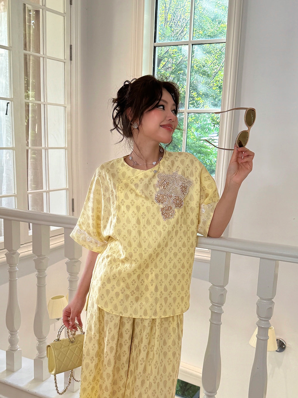 MUKZIN×Capsule CollectionNew Chinese-style traditional handicraft embroidery casual linen shirt