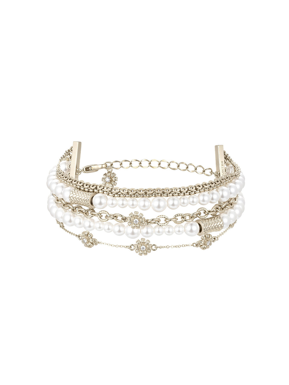 MUKTANK×SUN HUNTER Garden Daisy Layered Bracelet