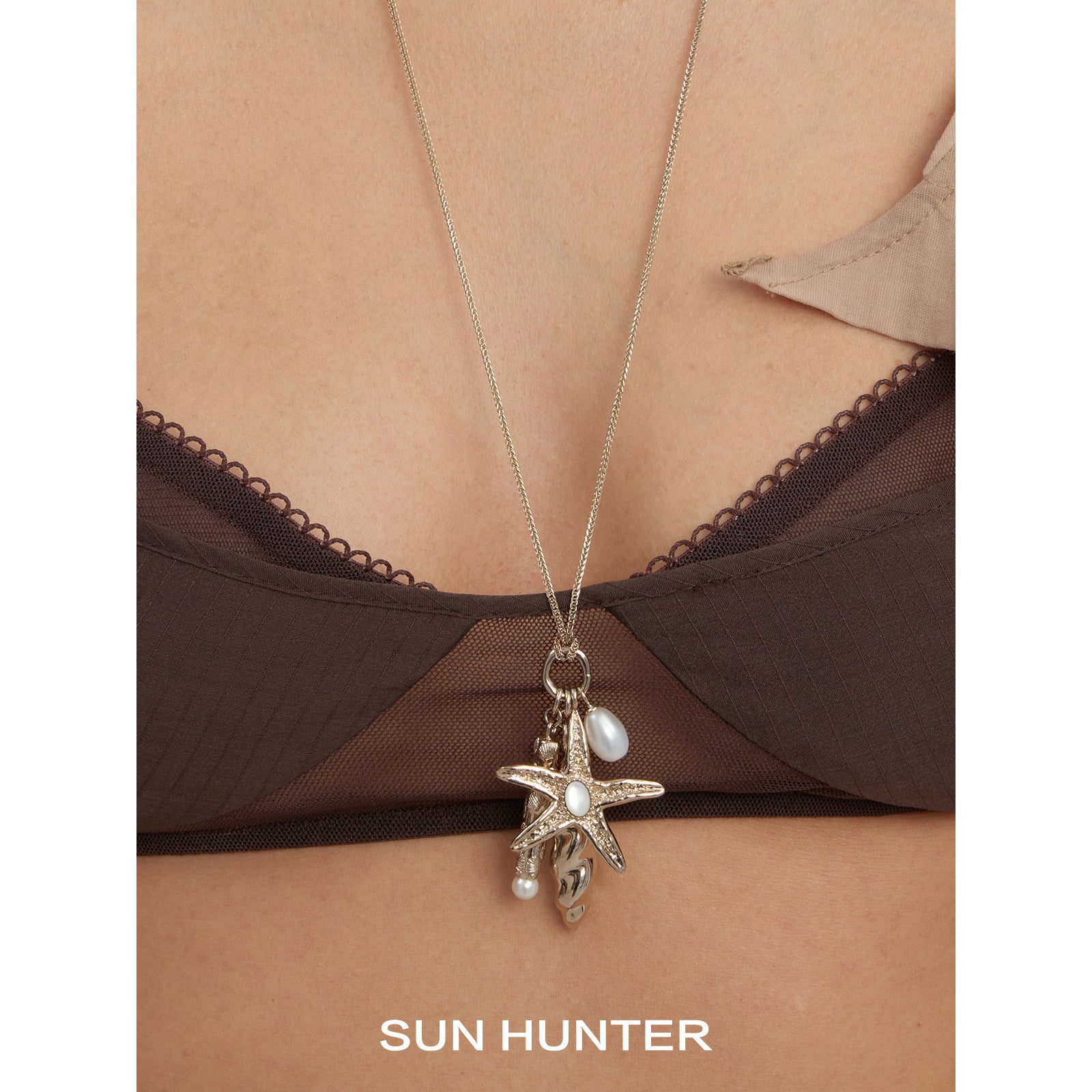 MUKTANK×SUN HUNTEROcean Starfish Tassel Necklace