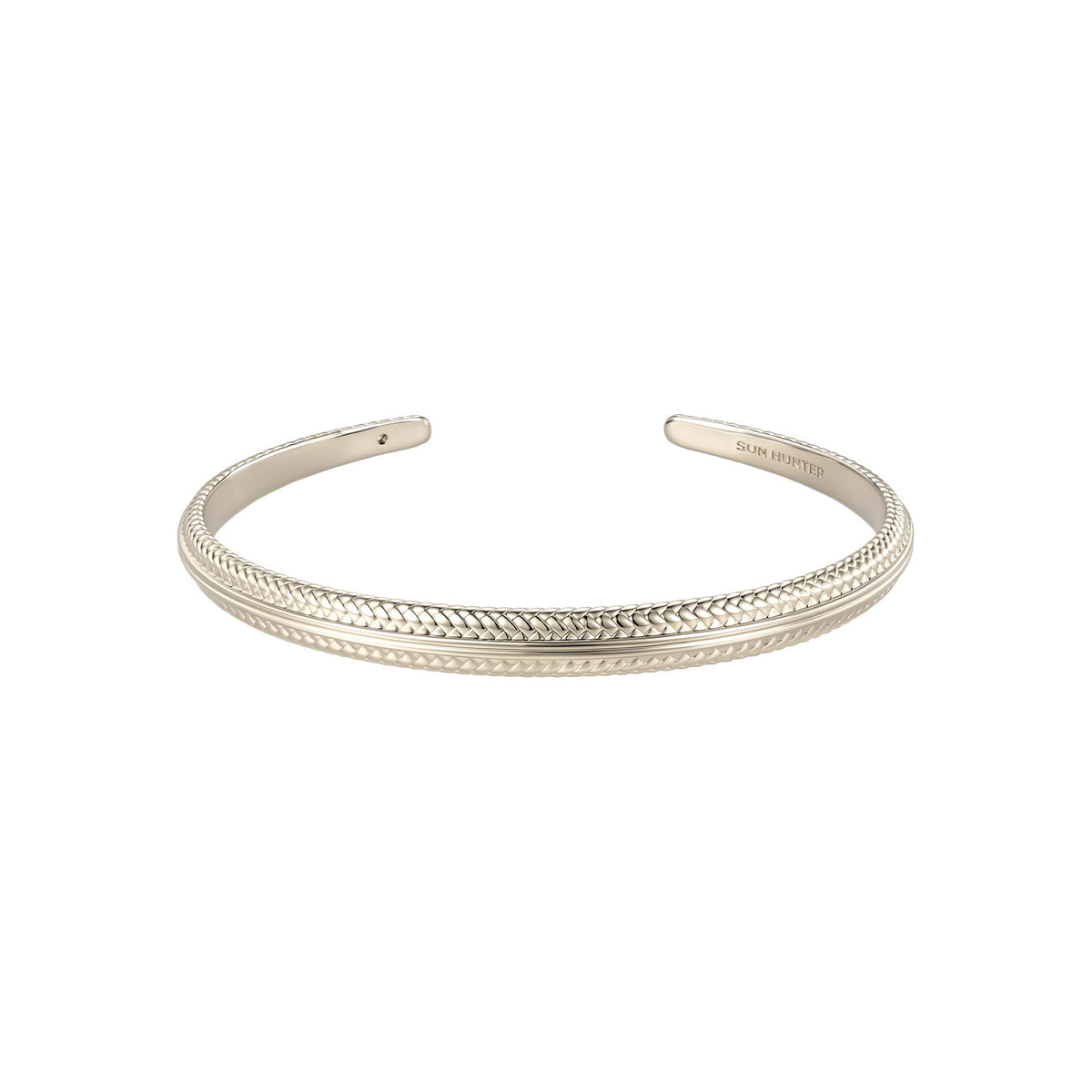 MUKTANK×SUN HUNTER Garden Woven Bangle (Wide)