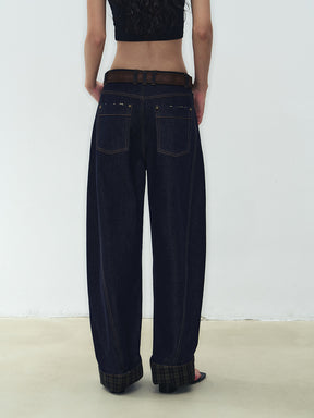 MUKTANK X WESAME Spliced Sickle Pants