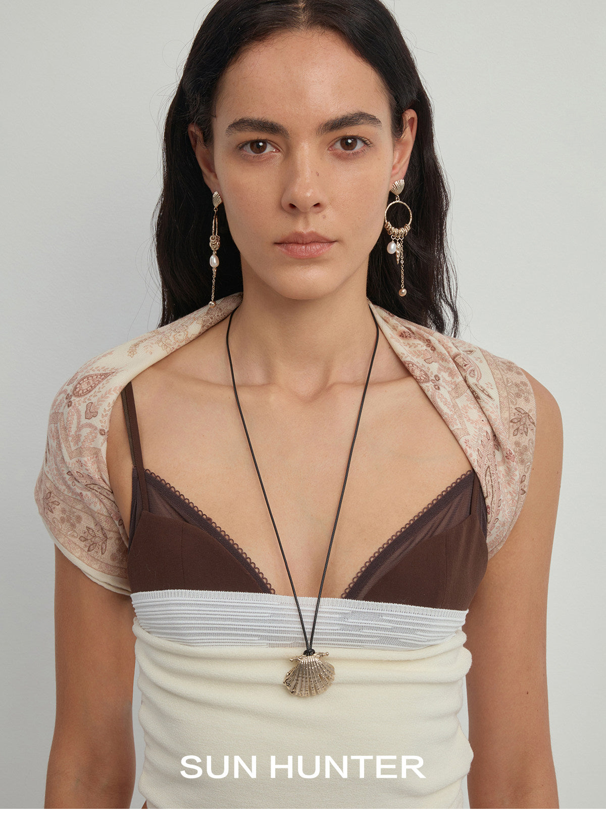 MUKTANK×SUN HUNTEROcean Shell Slide Necklace